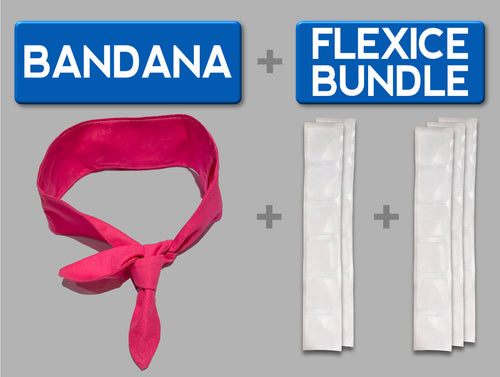 Ice Bandana & FlexIce Bundle - Pink