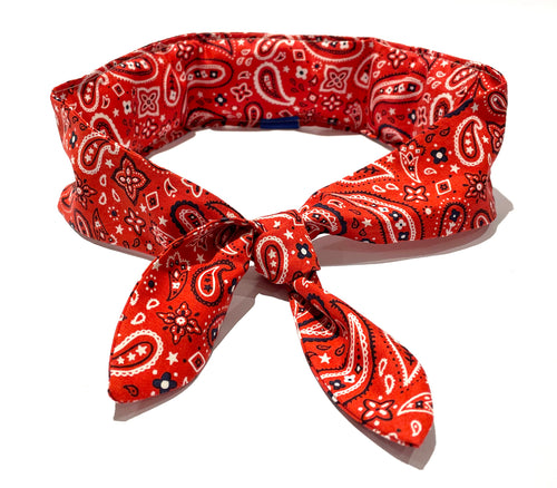 Ice Bandana - Red Paisley