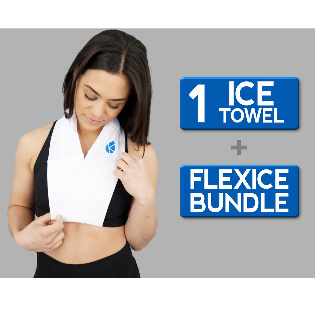 Ice Towel + FlexIce Bundle - Arctic White