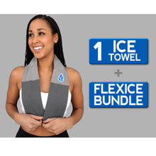 Ice Towel & FlexIce Bundle Graphite Gray