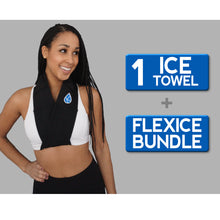 Ice Towel & FlexIce Bundle - Black