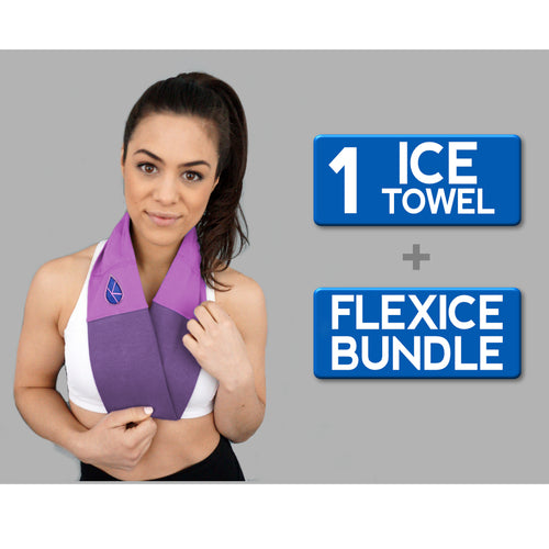 Ice Towel + FlexIce Bundle Liberty Purple